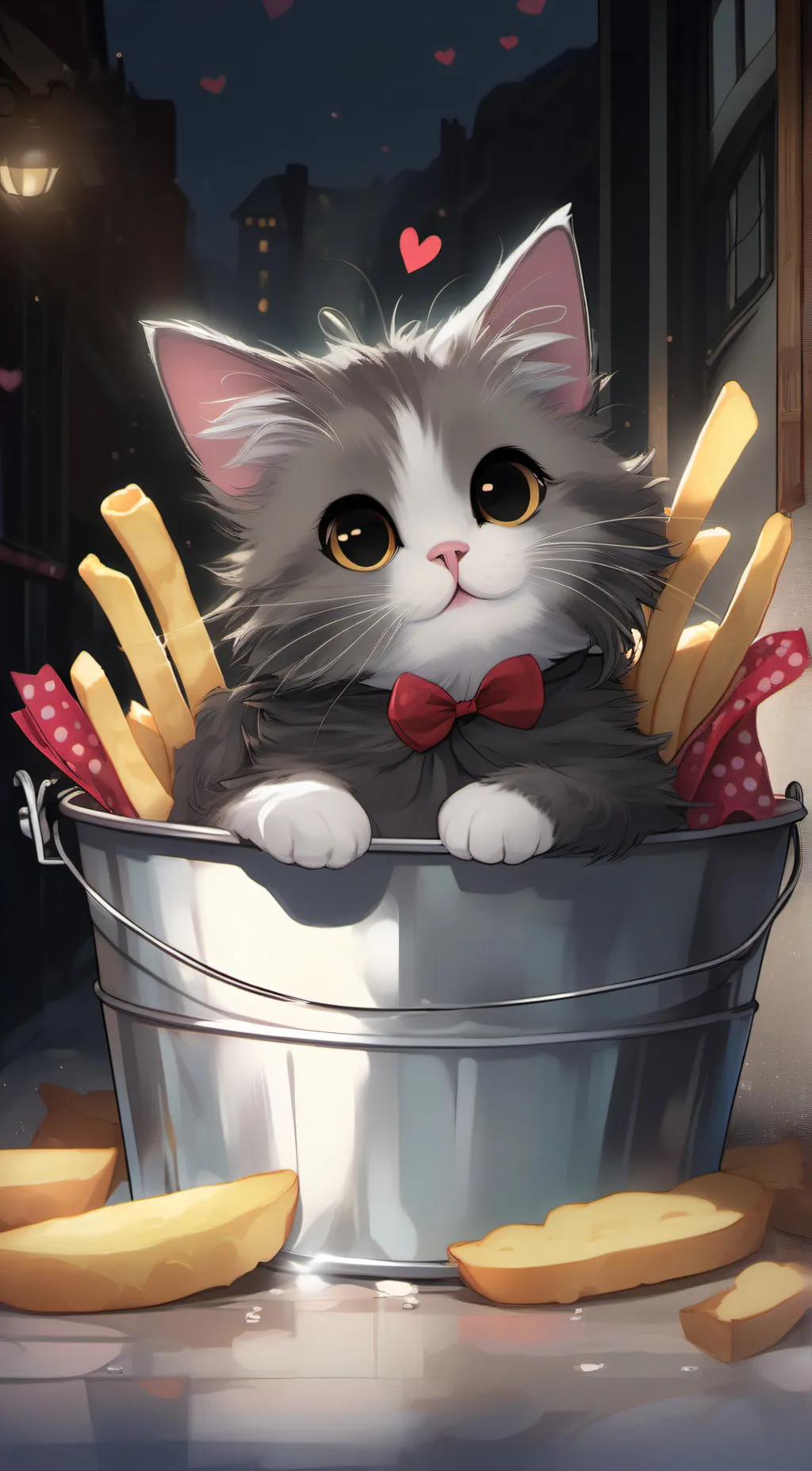Talkie AI - Chat with French fry kitty