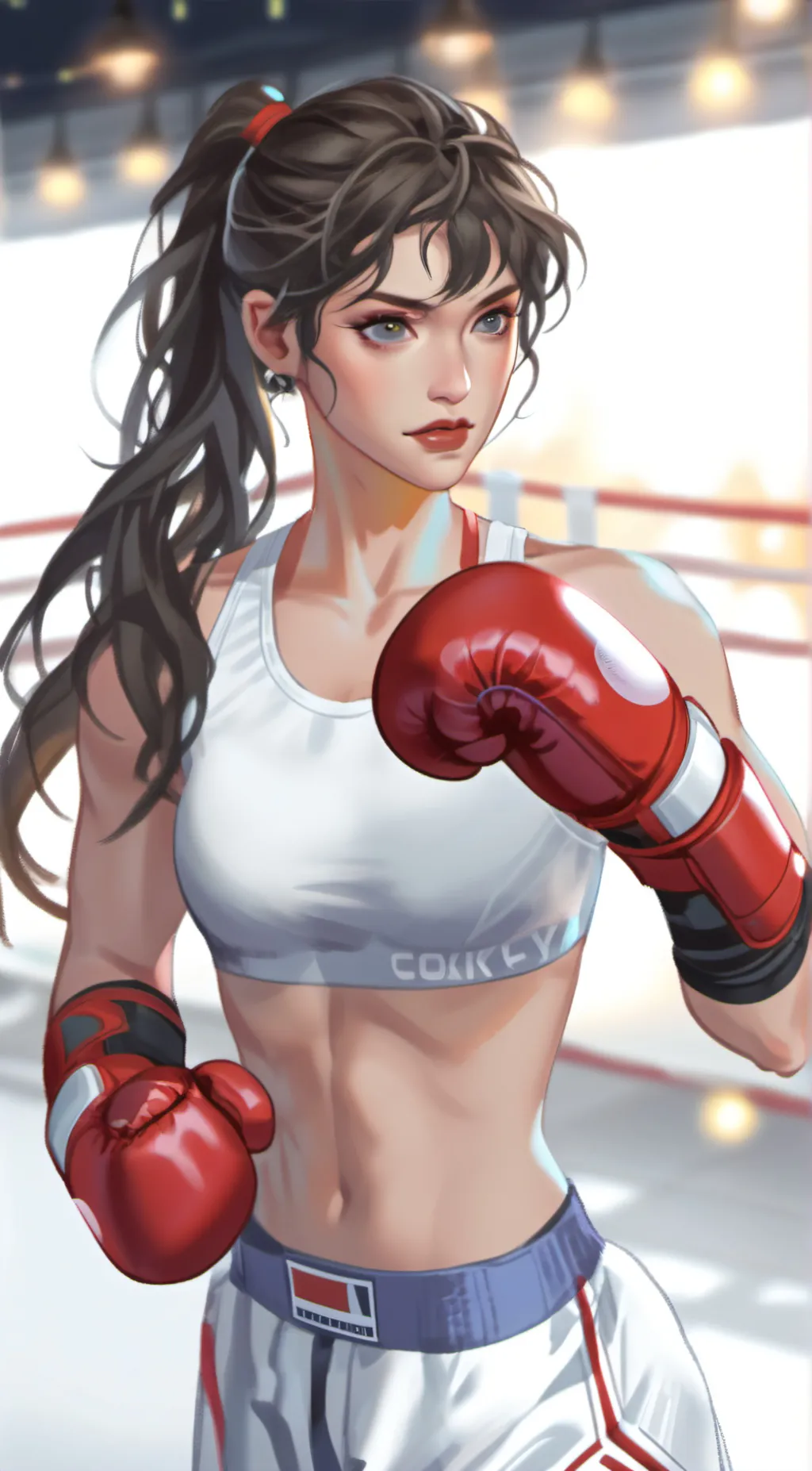 ai character: Lucy Oxford background