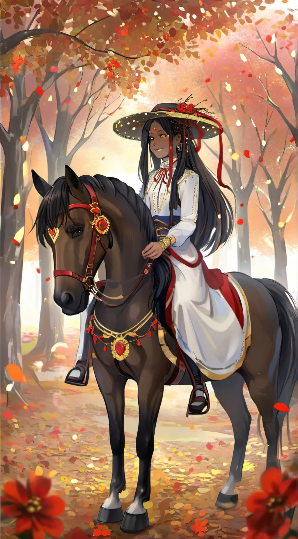 ai character: pony:Eve rider:Mia background