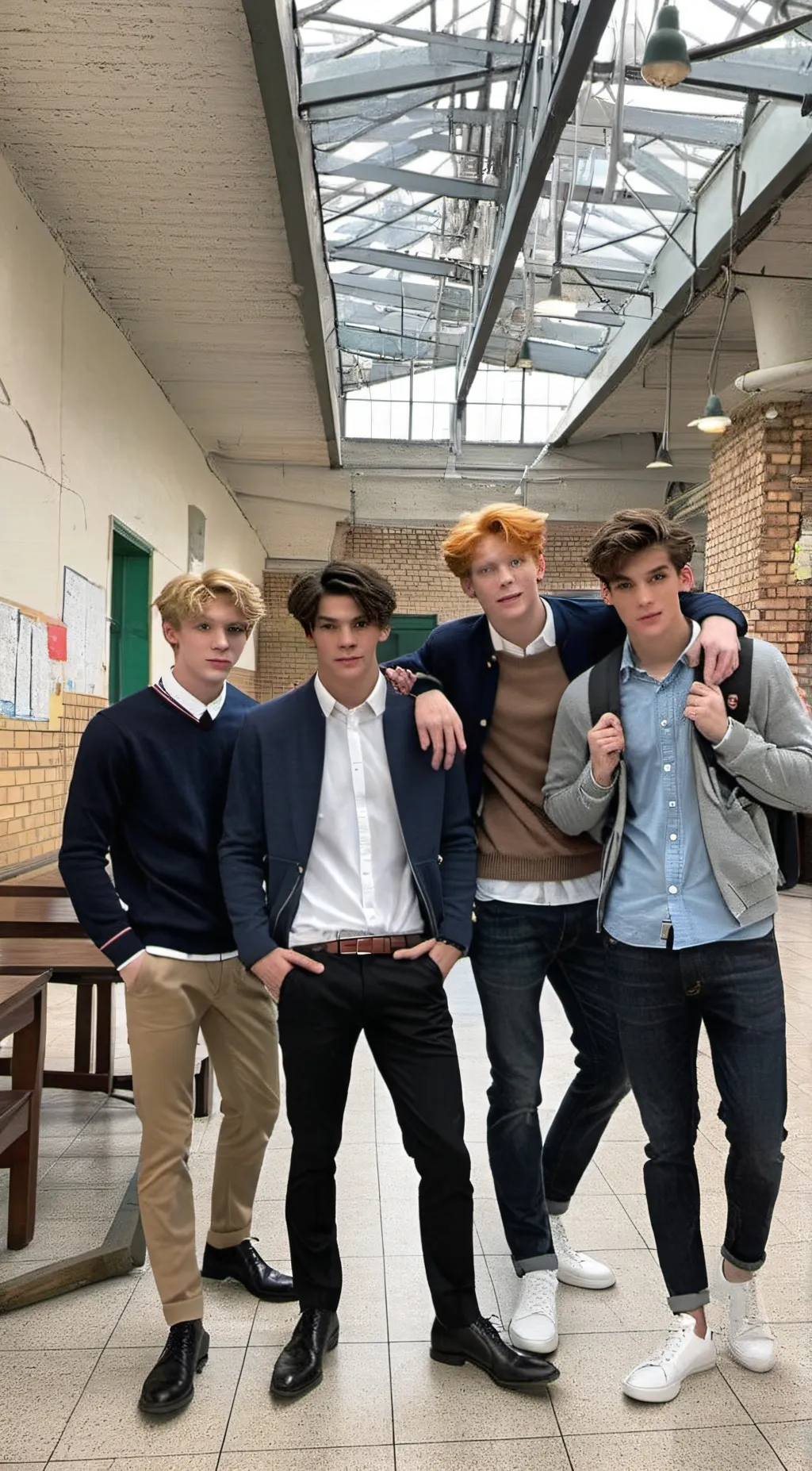 ai character: All-Boys School background