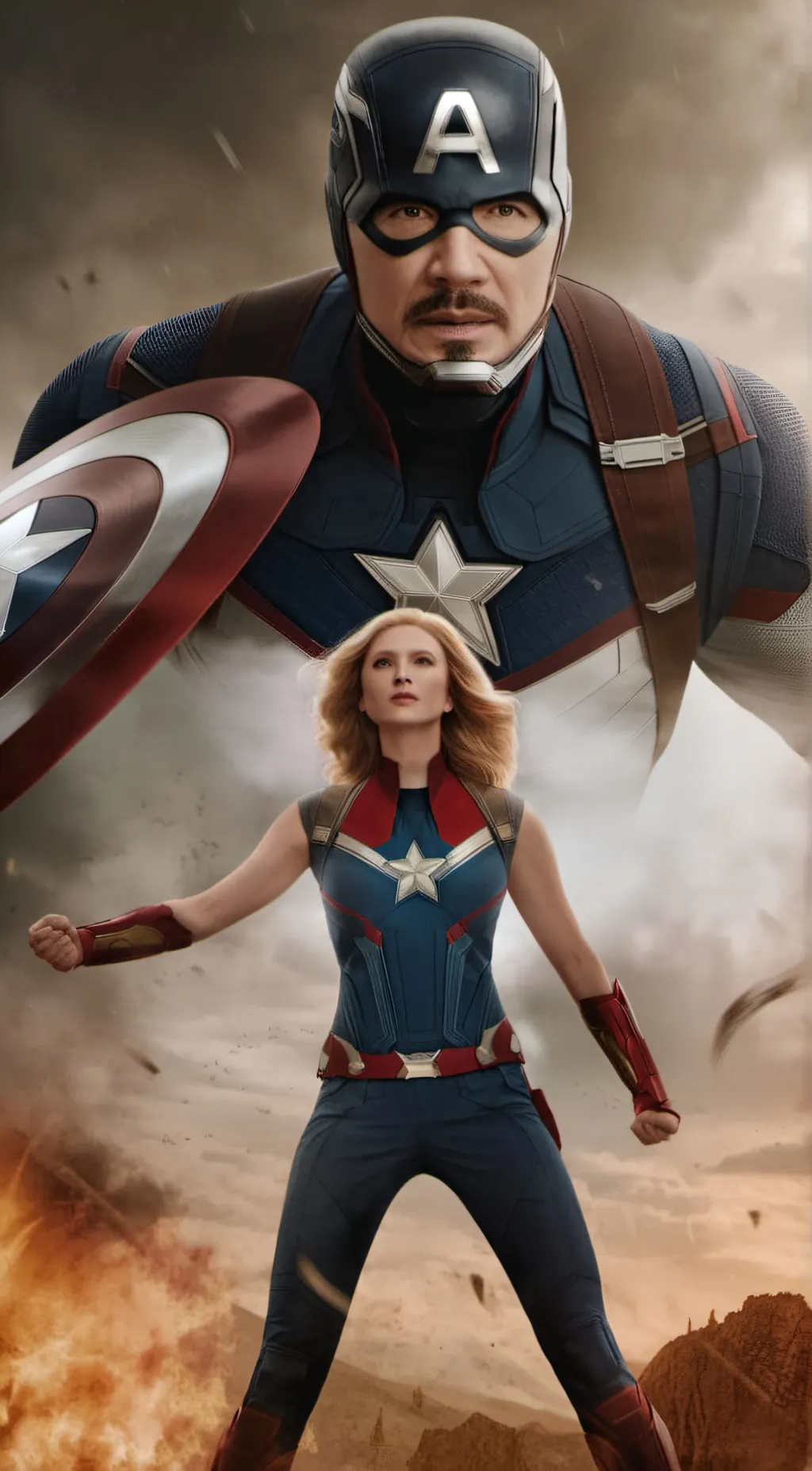 ai character: avenger background