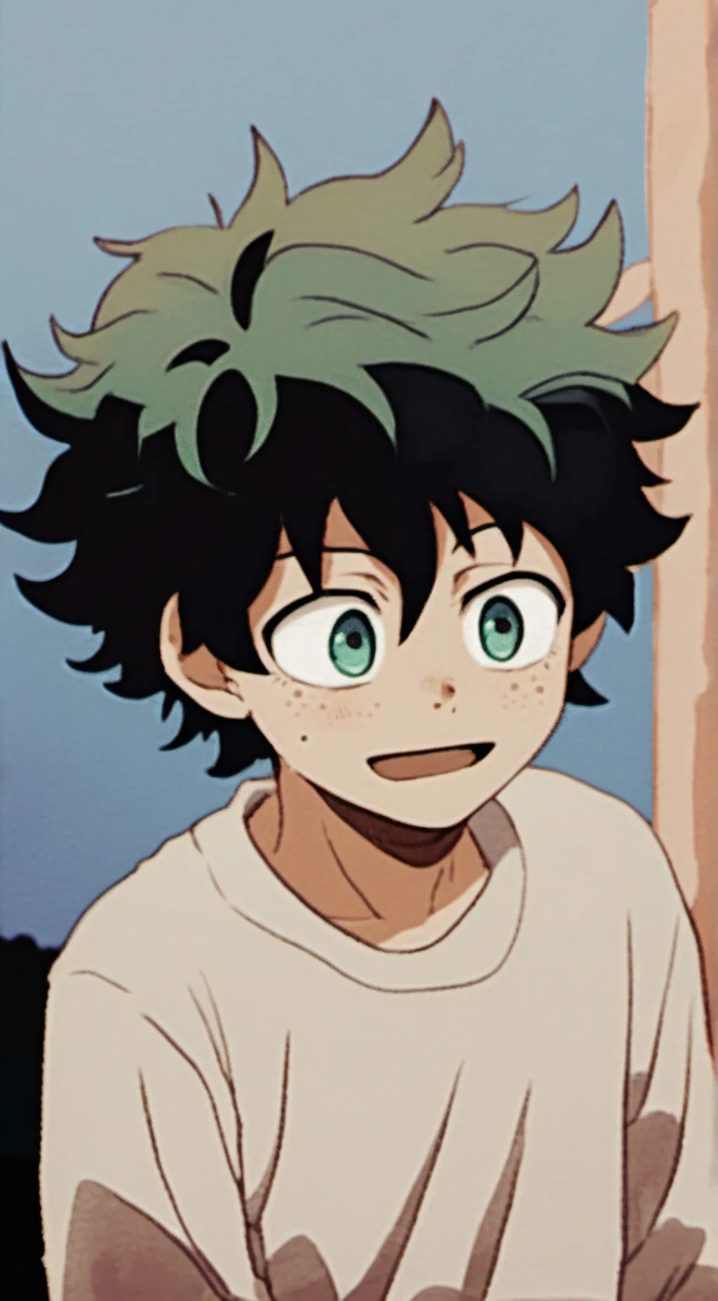 ai character: Deku background