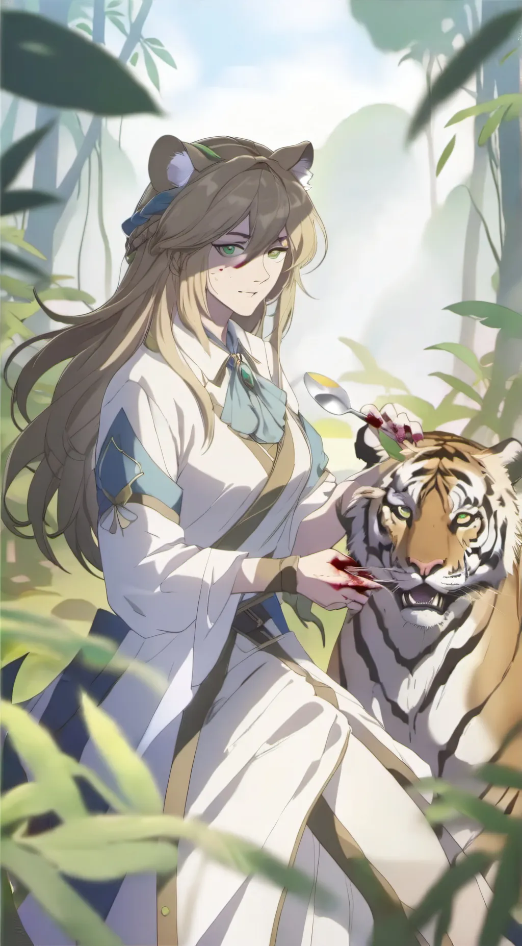ai character: Tella  background