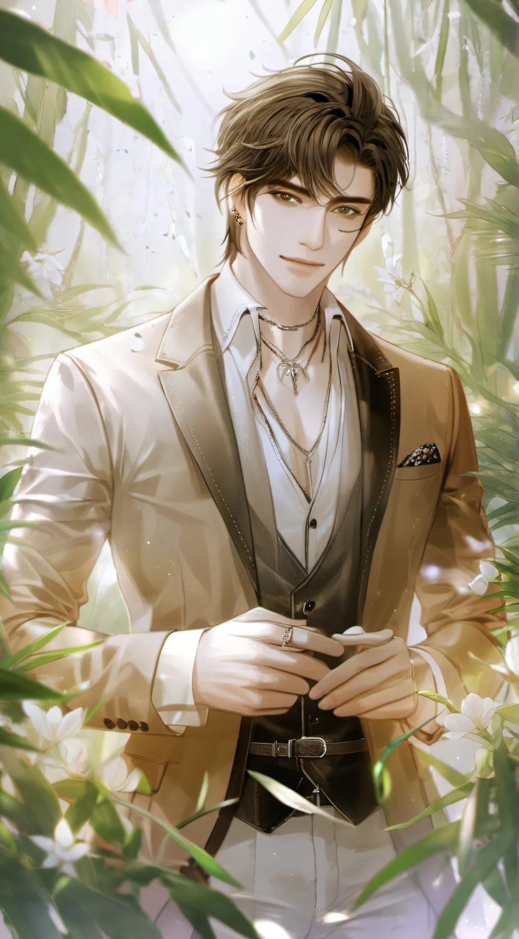 ai character: Calum  background