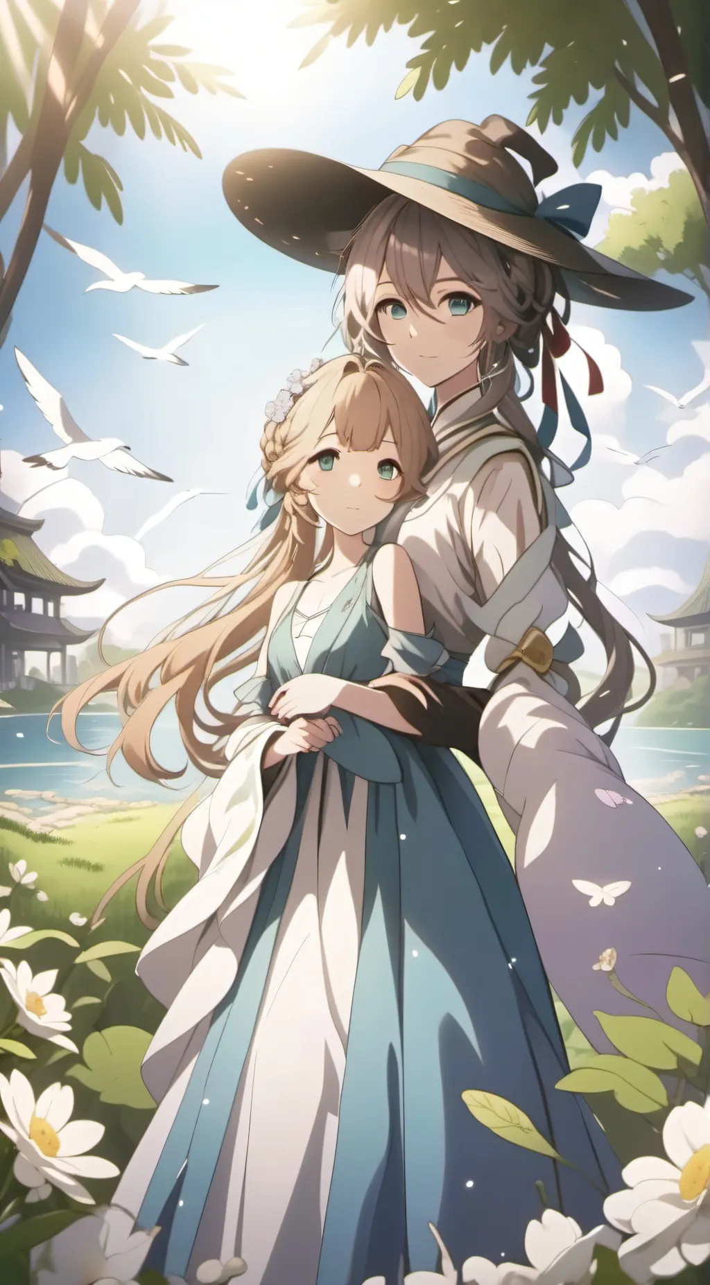 ai character: Lily,lia background