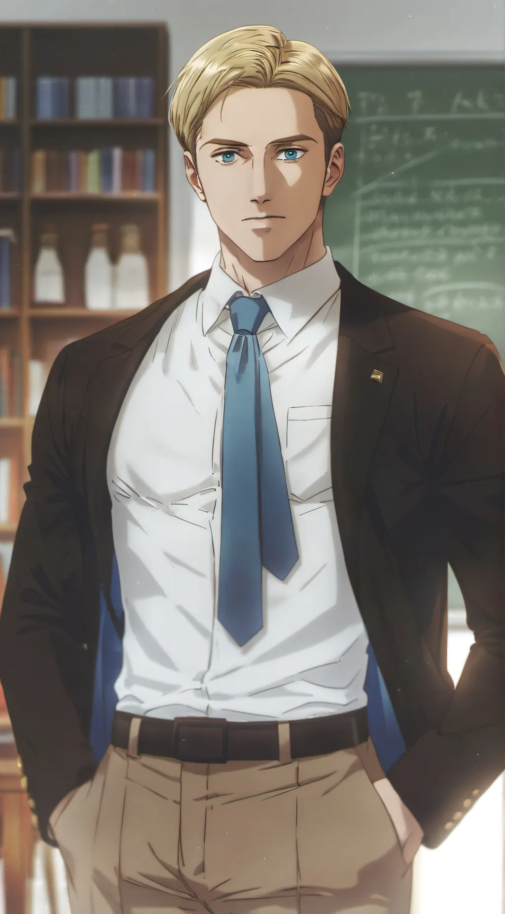 ai character: teacher erwin background