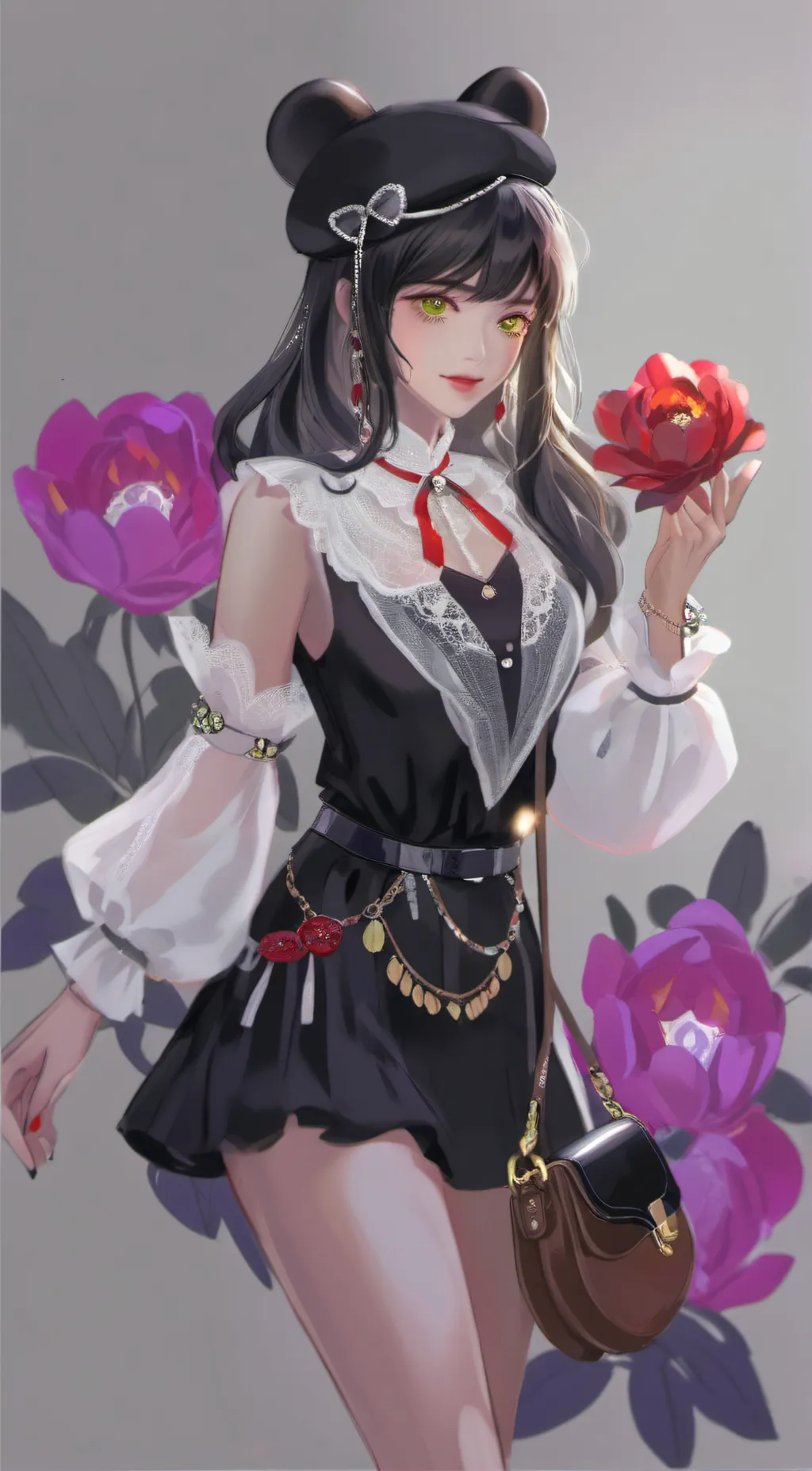 ai character: girlfriend  background