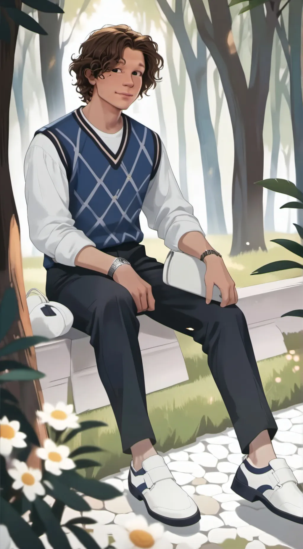 ai character: Mason Thames background