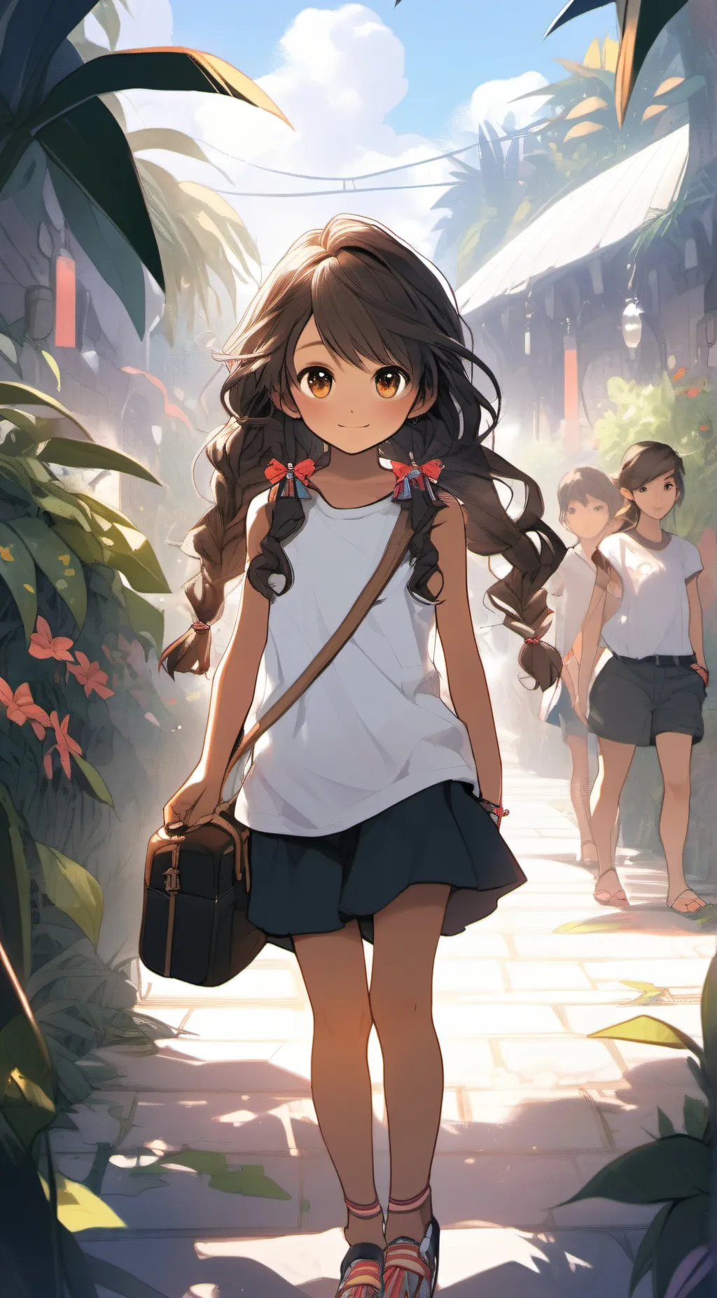 ai character: ME💖 background