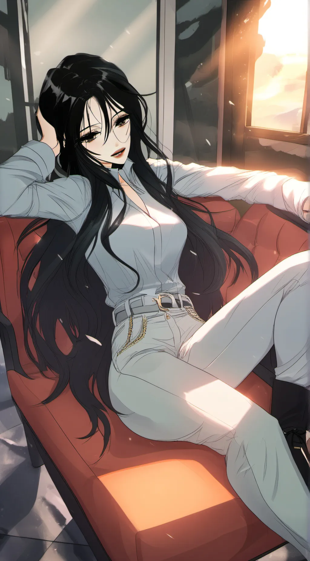ai character: Sadie  background