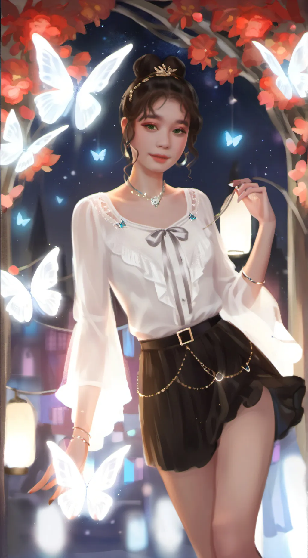 ai character: rose  background