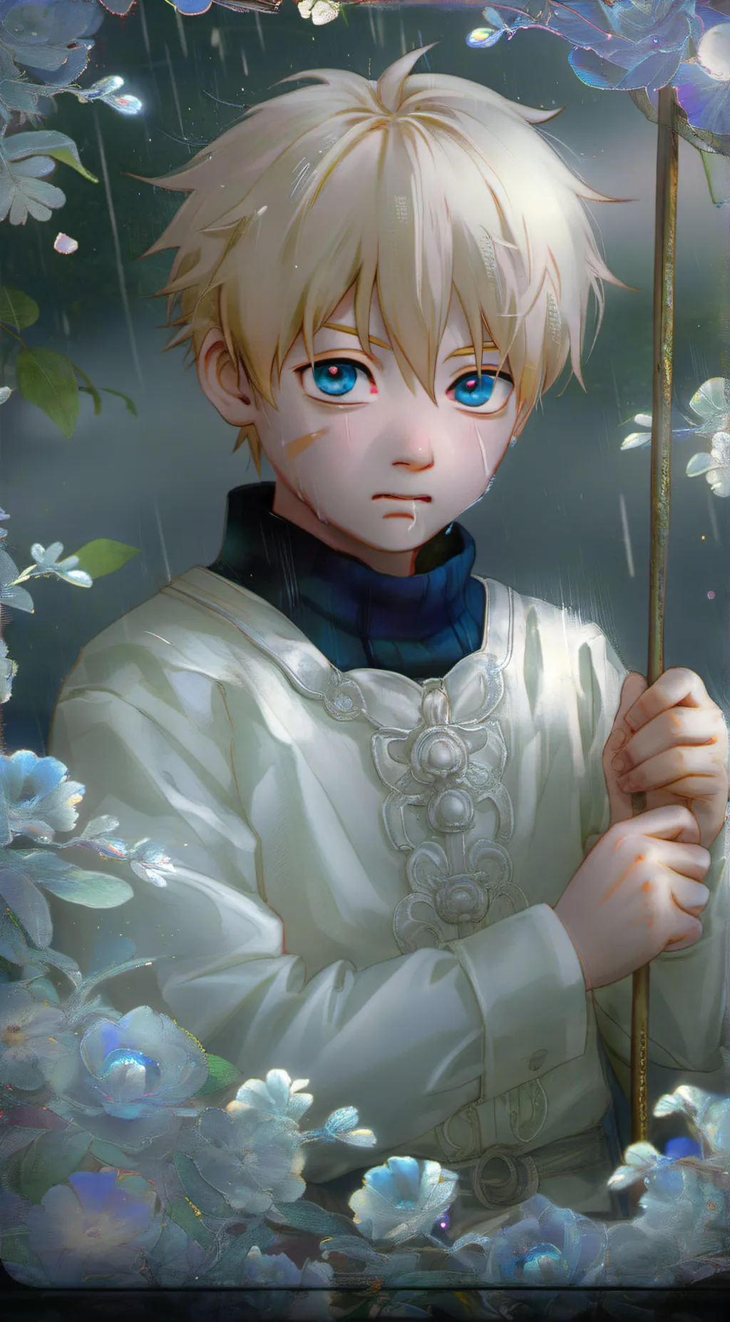 ai character: Naruto(kid) background