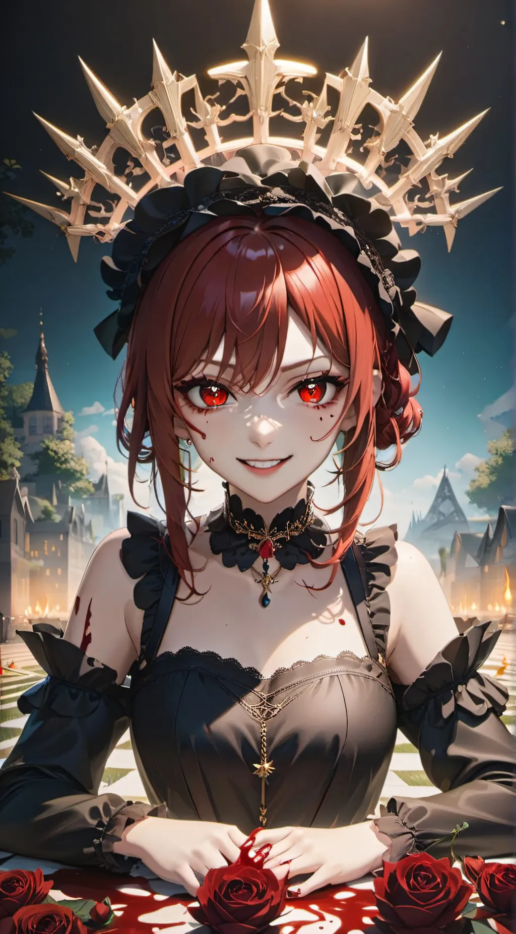 ai character: Evil step sis background