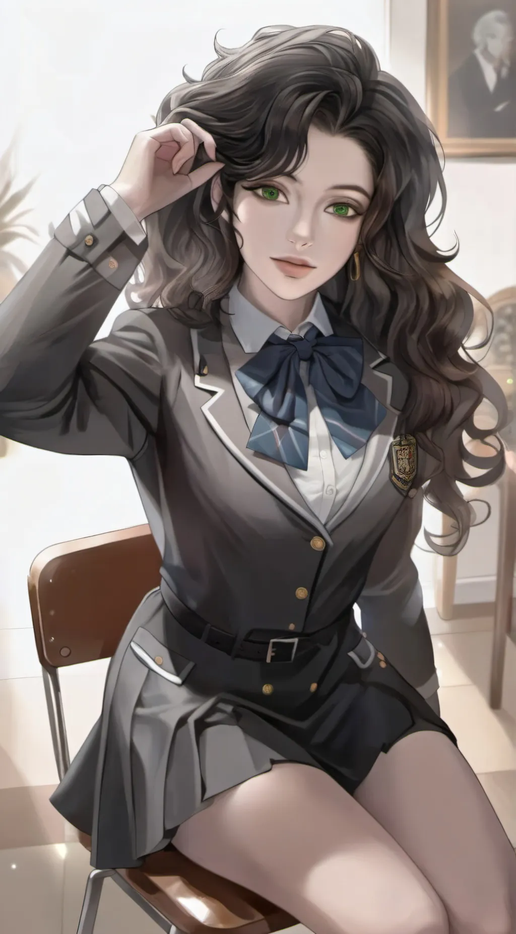 ai character: Liza  background