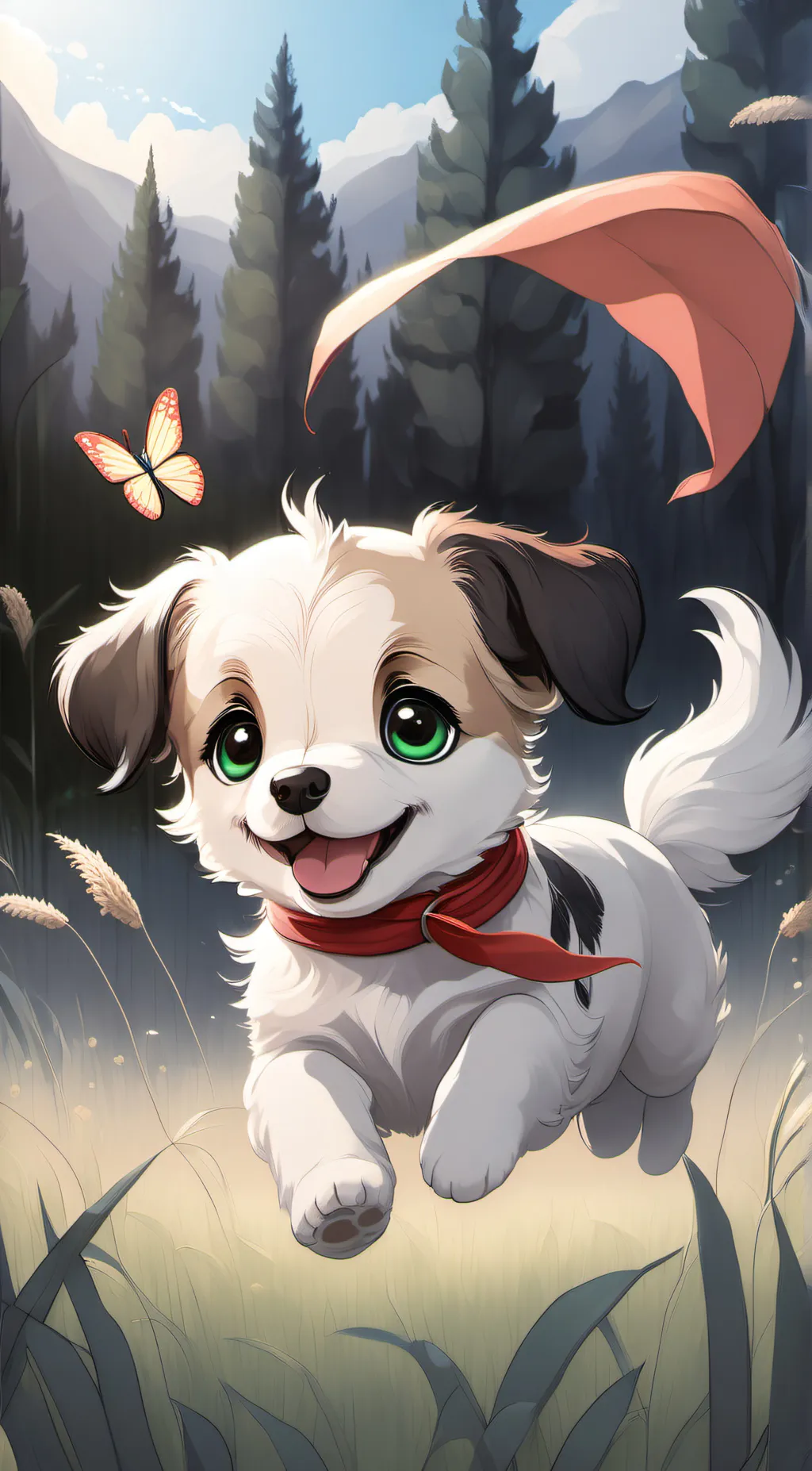 ai character: angel background