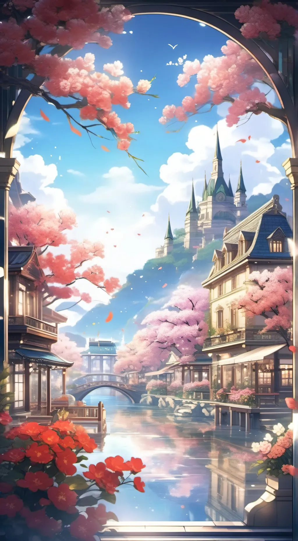 ai character: hashria and Demons background