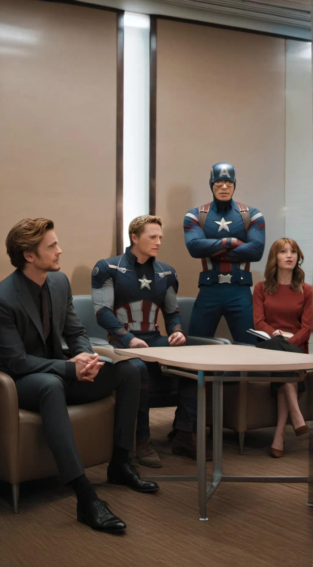 ai character: Avengers background