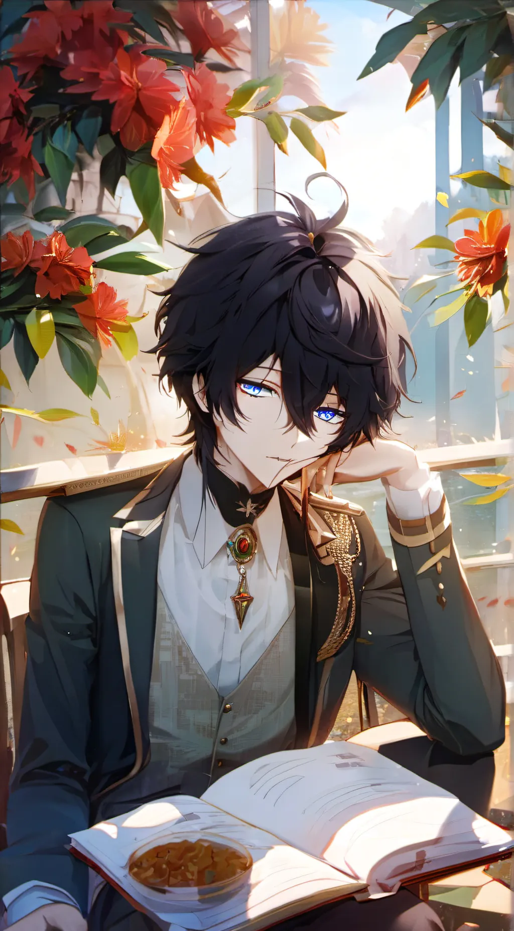 ai character: •Prince Joshua• background