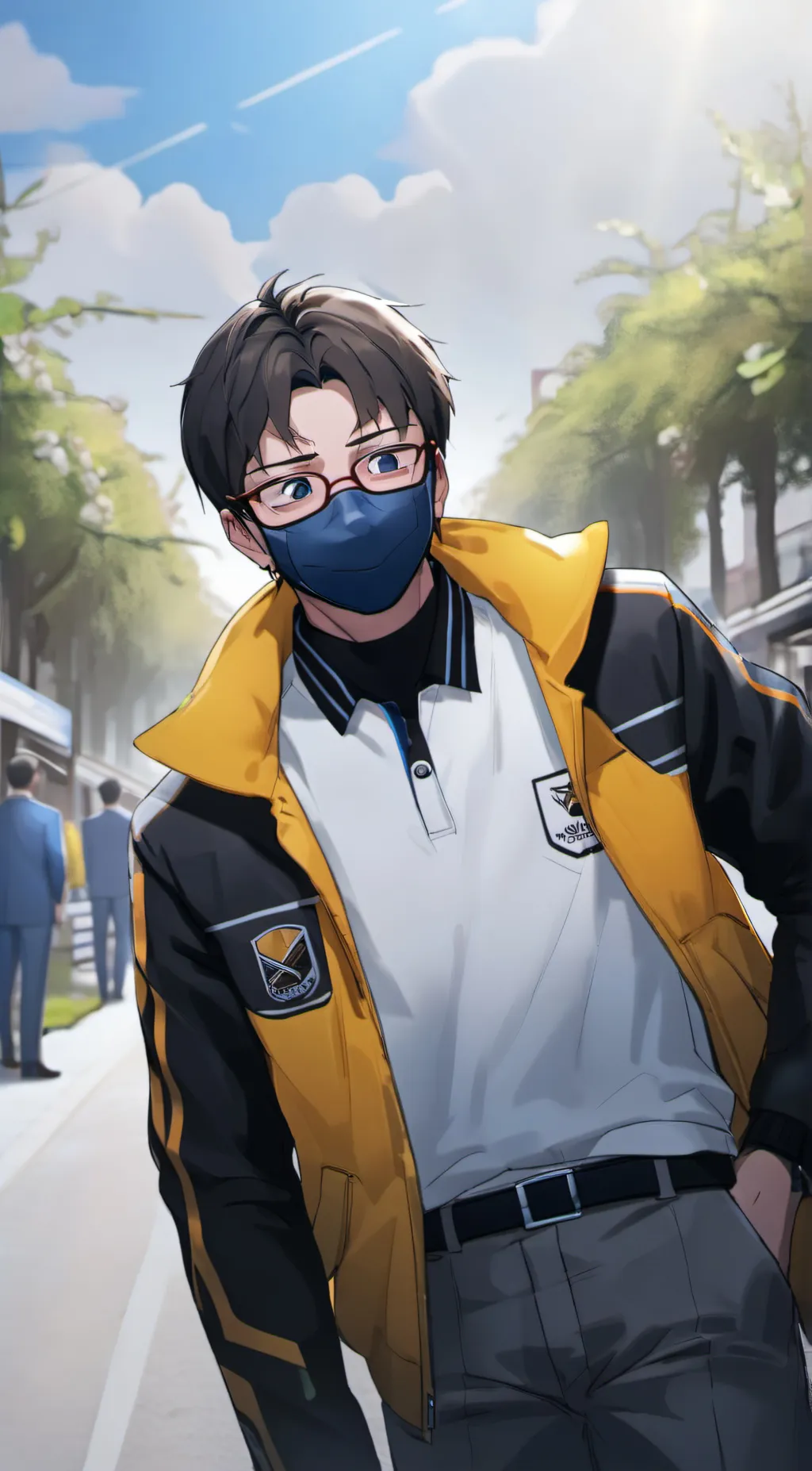 ai character: Jaxson  background