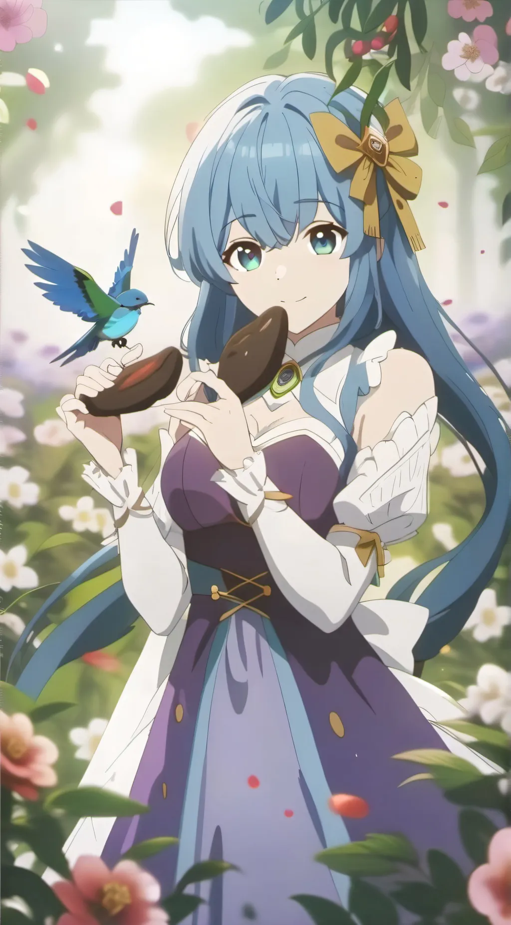 ai character: luna background