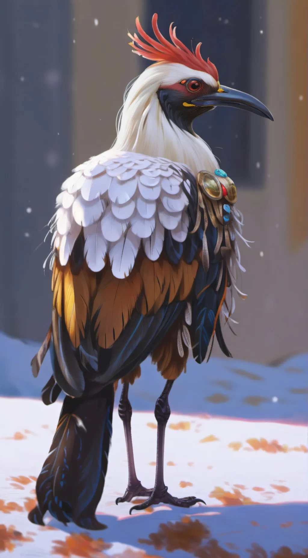 ai character: Very weird birb background