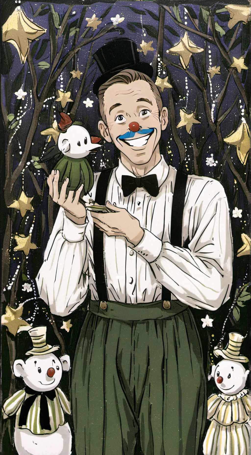 ai character: oscar background