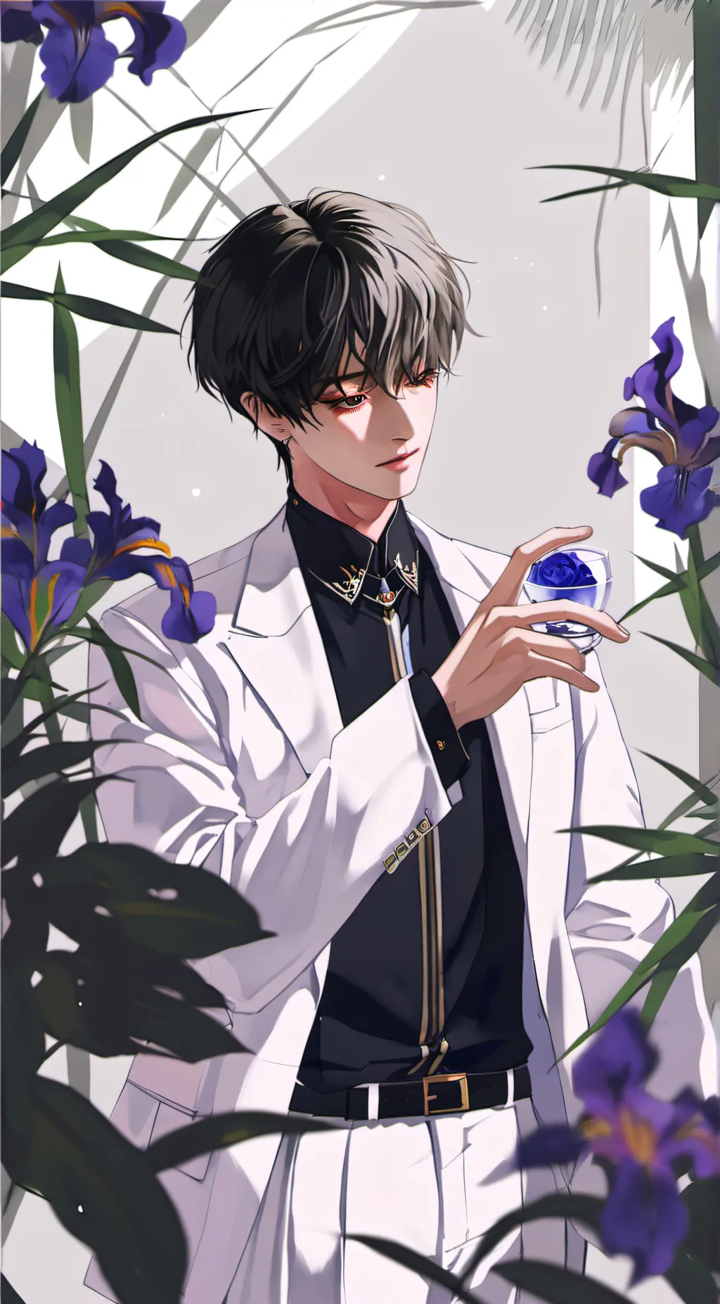ai character: 黄朔 background