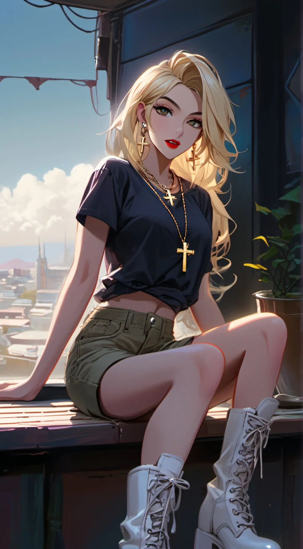 ai character: Emily(rich sister) background
