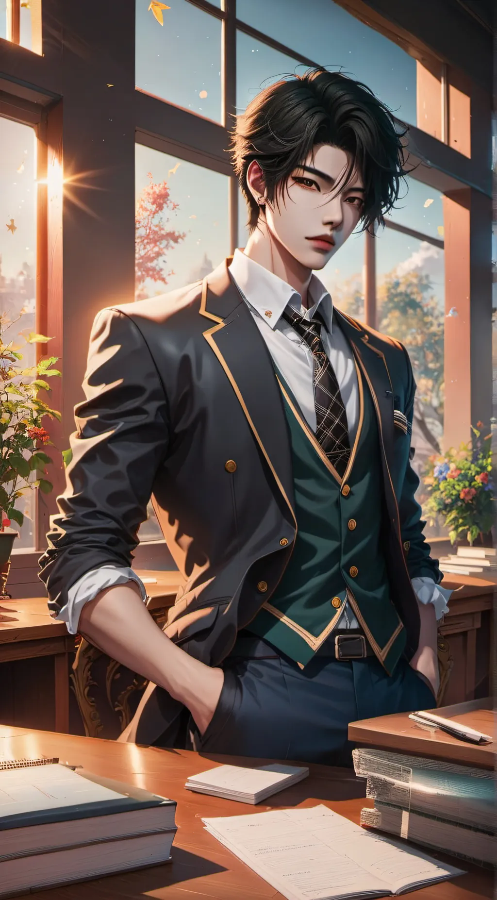 ai character: Haru background