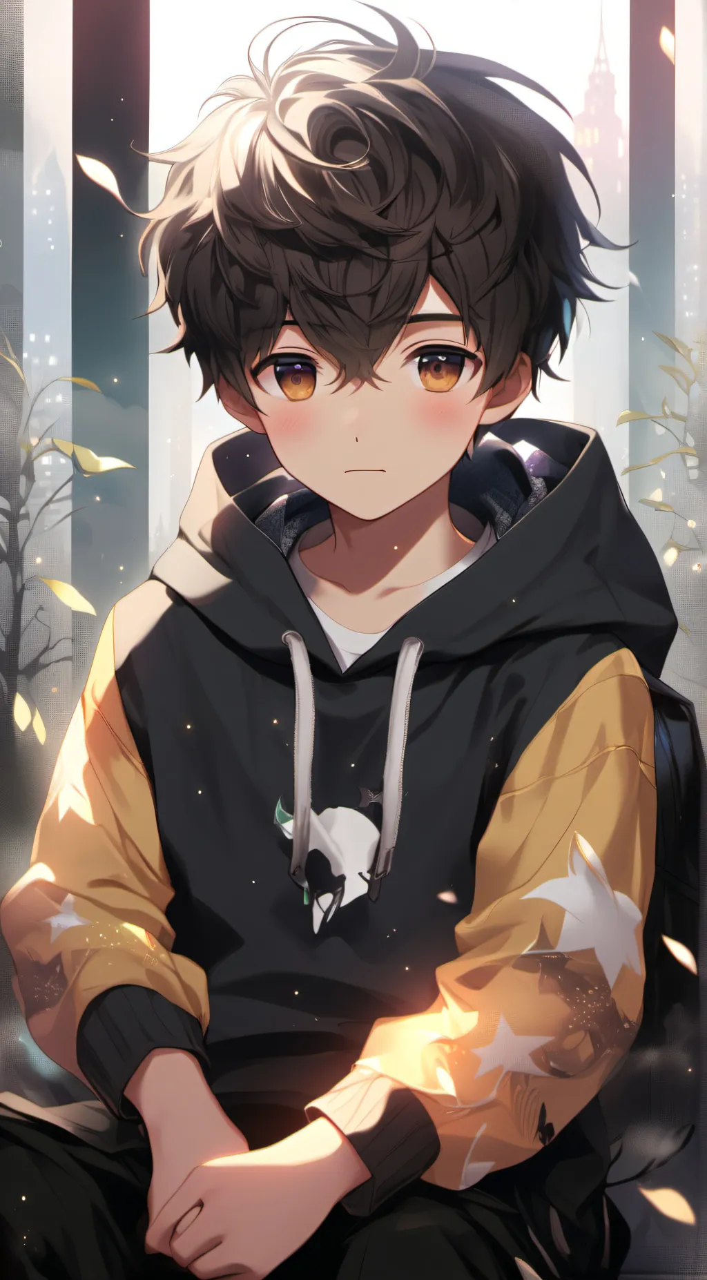 ai character: Ash❤️ background