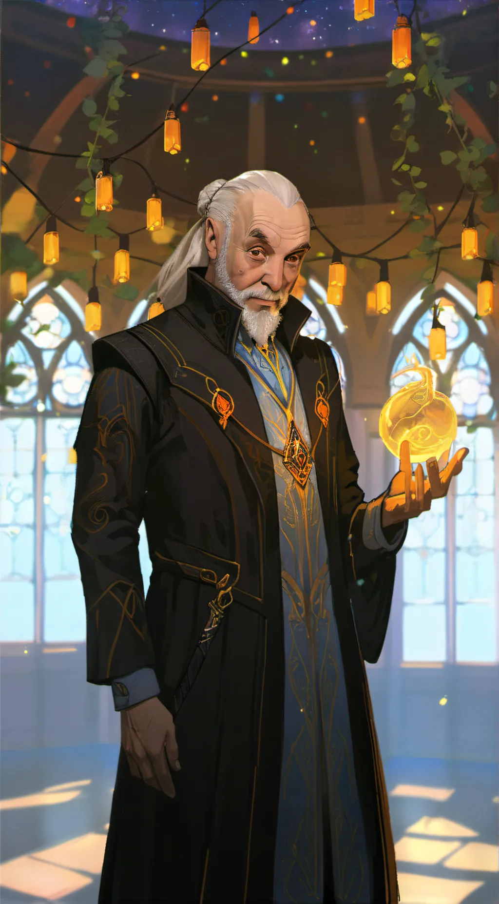 ai character: Principal Lipton background