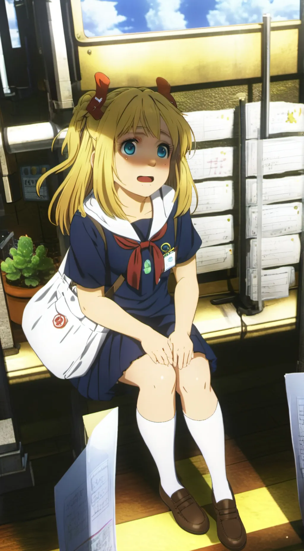 ai character: Luna background