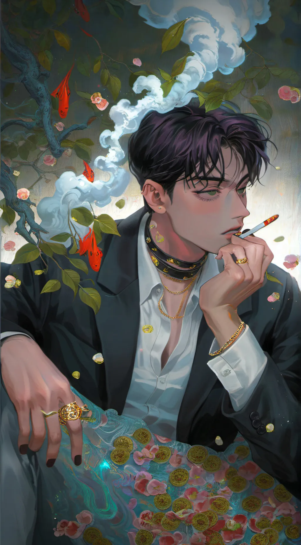ai character: Riley  background