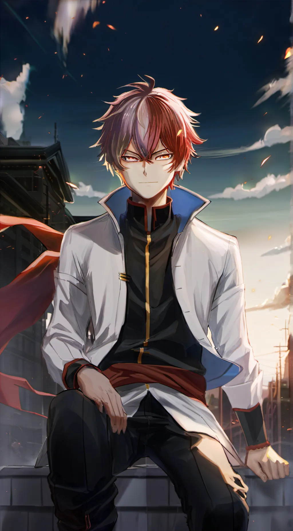 ai character: ★shoto todoroki★ background