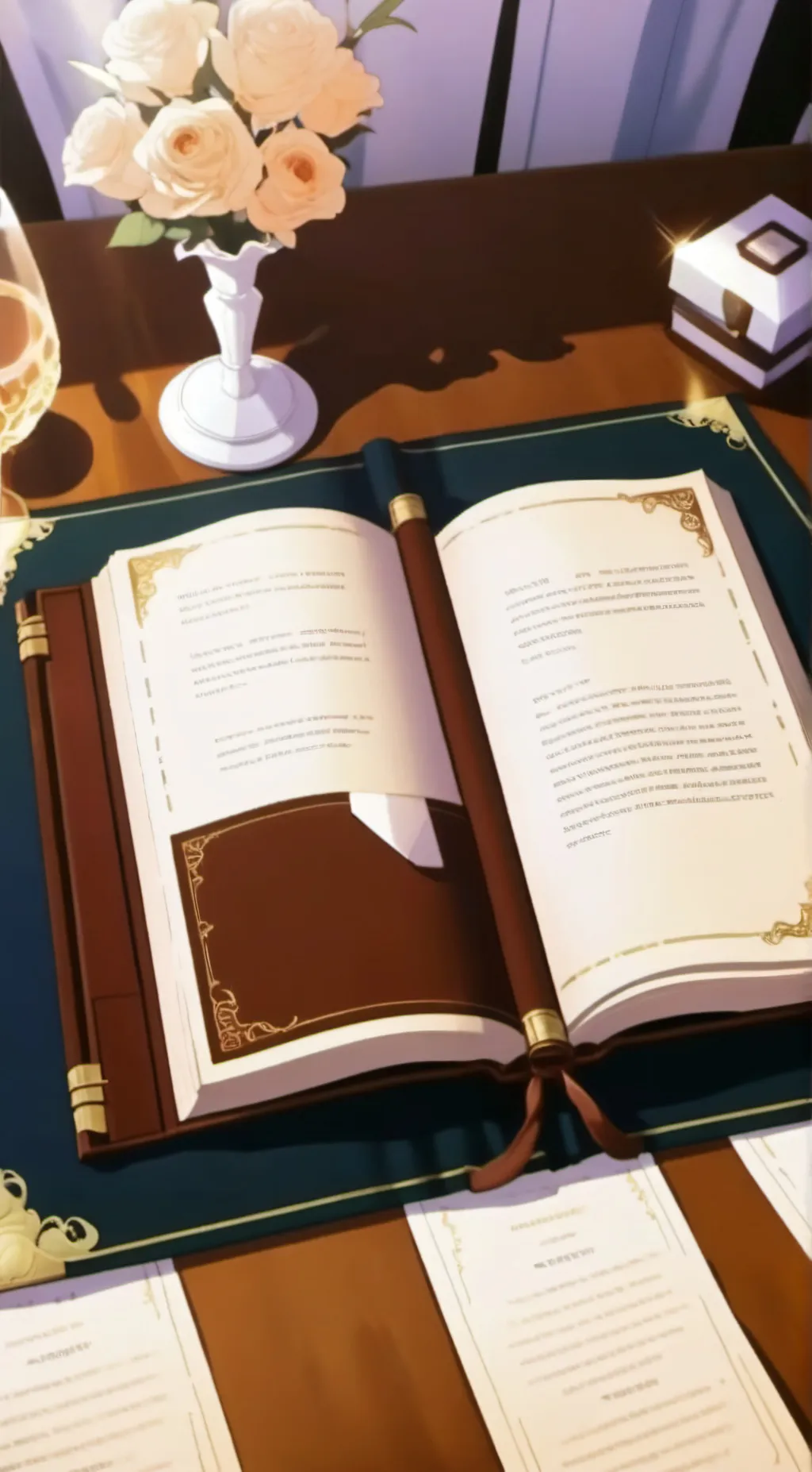 ai character: book of ideas background