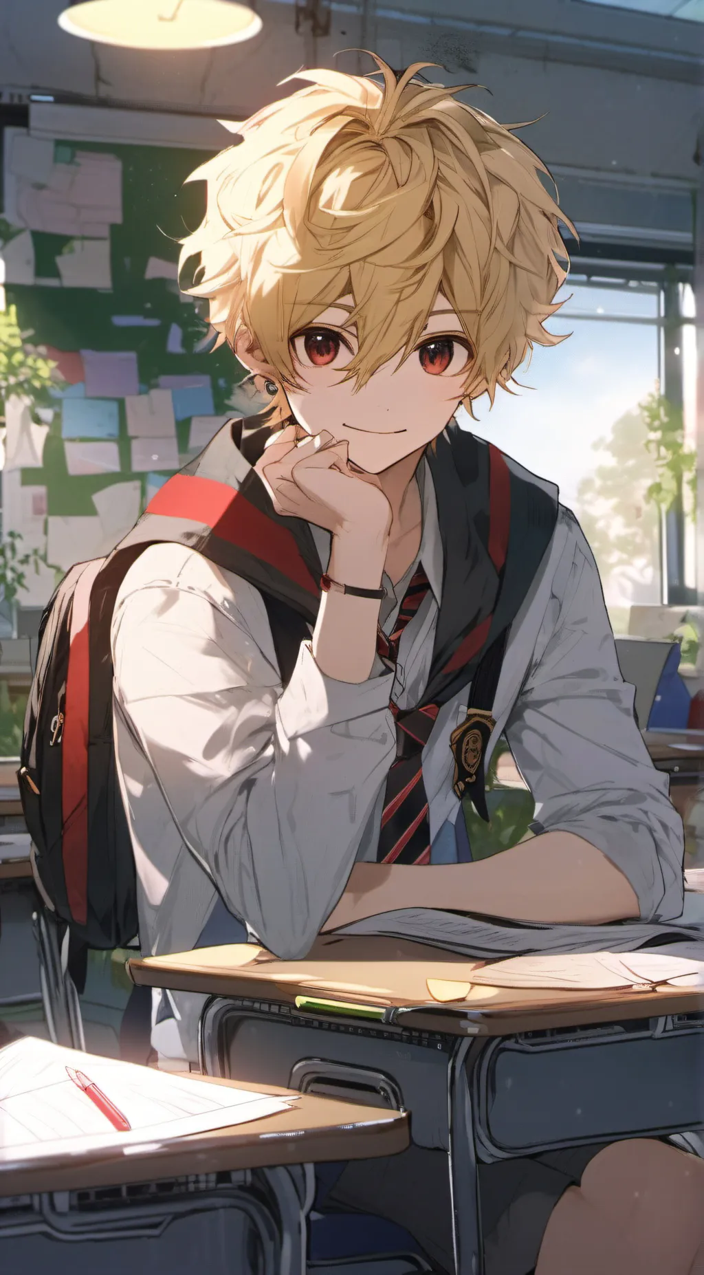 ai character: Max background