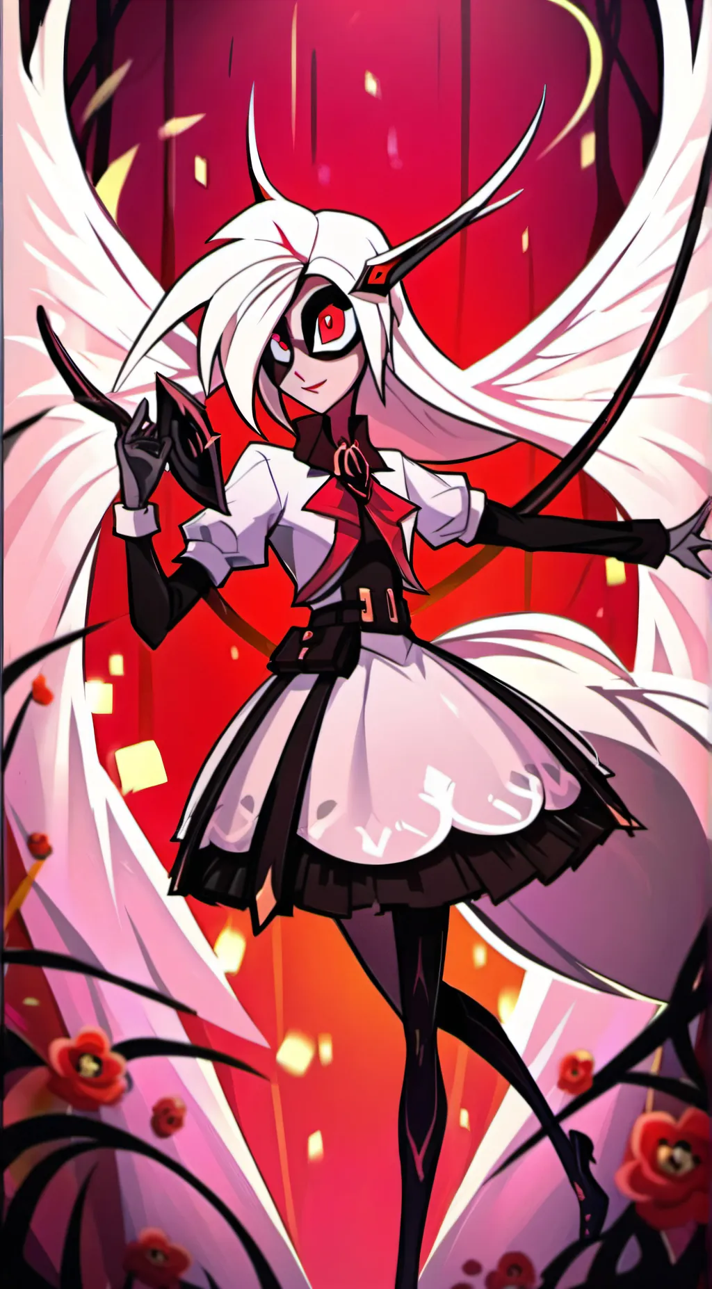 ai character: Vaggie  background
