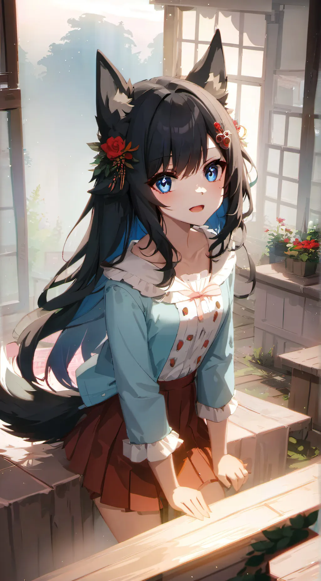 ai character: pup background