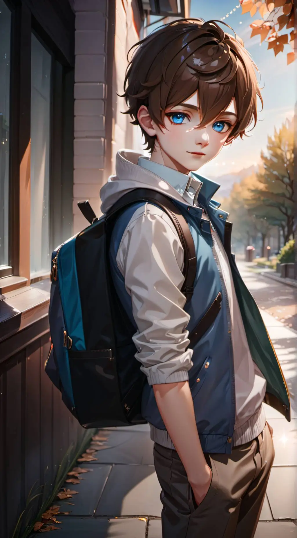 ai character: Quiet Kid background