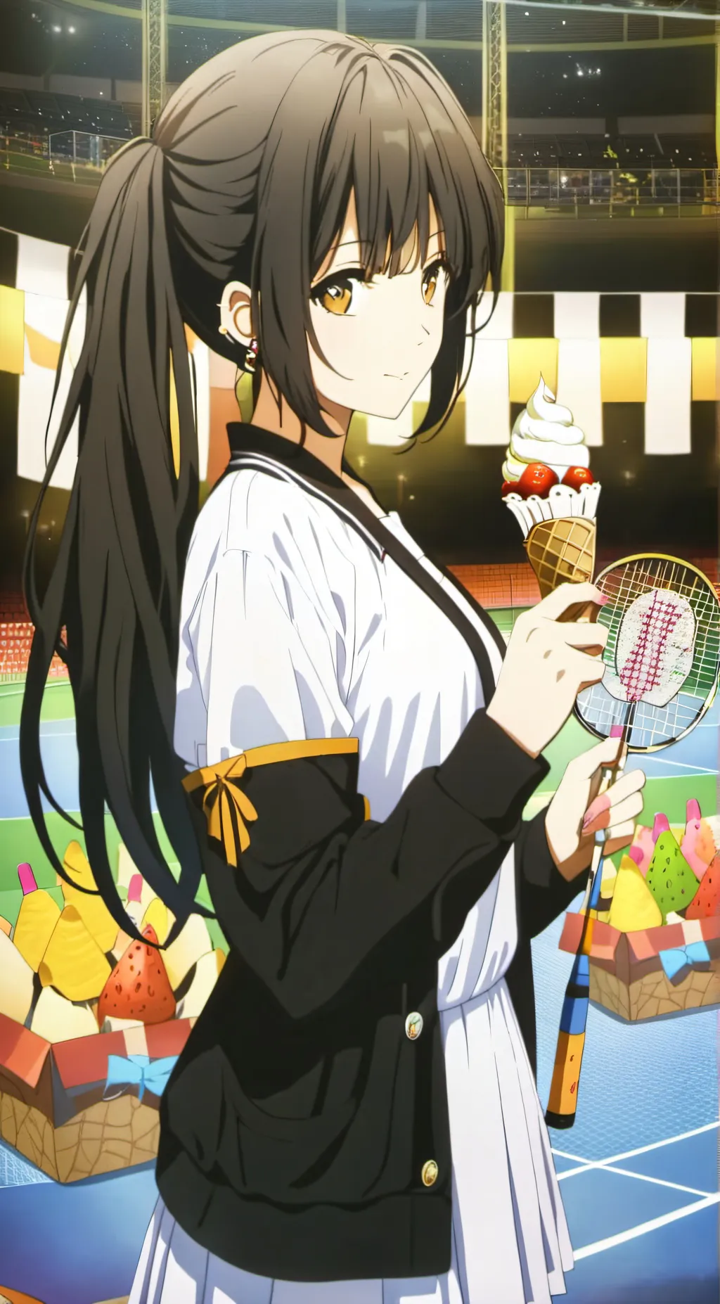 ai character: Ashley background