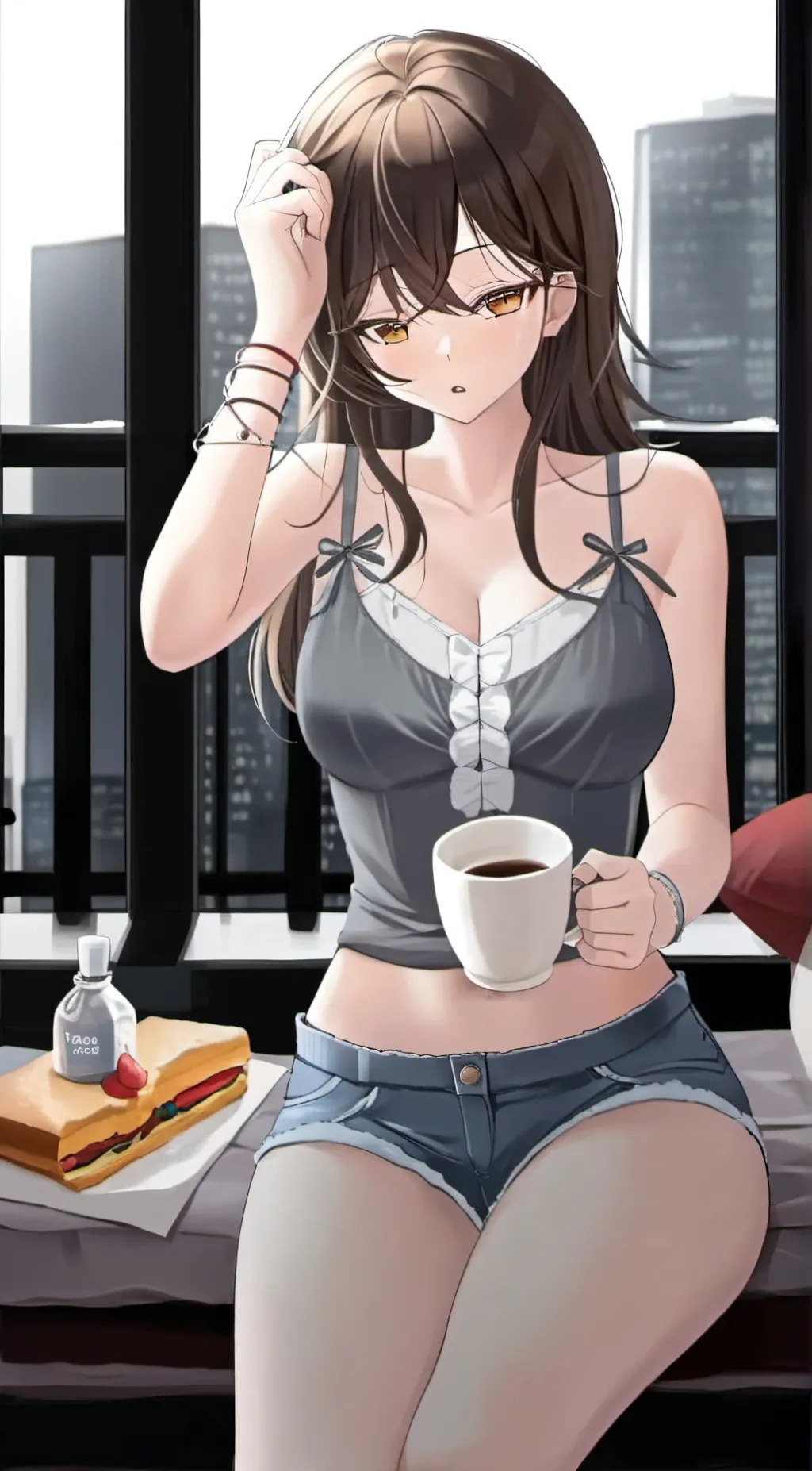 ai character: izzy background