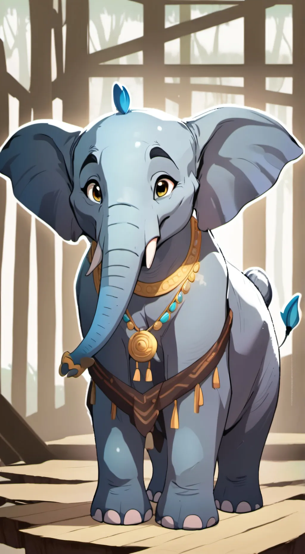 ai character: Bubba Bubbaphant background