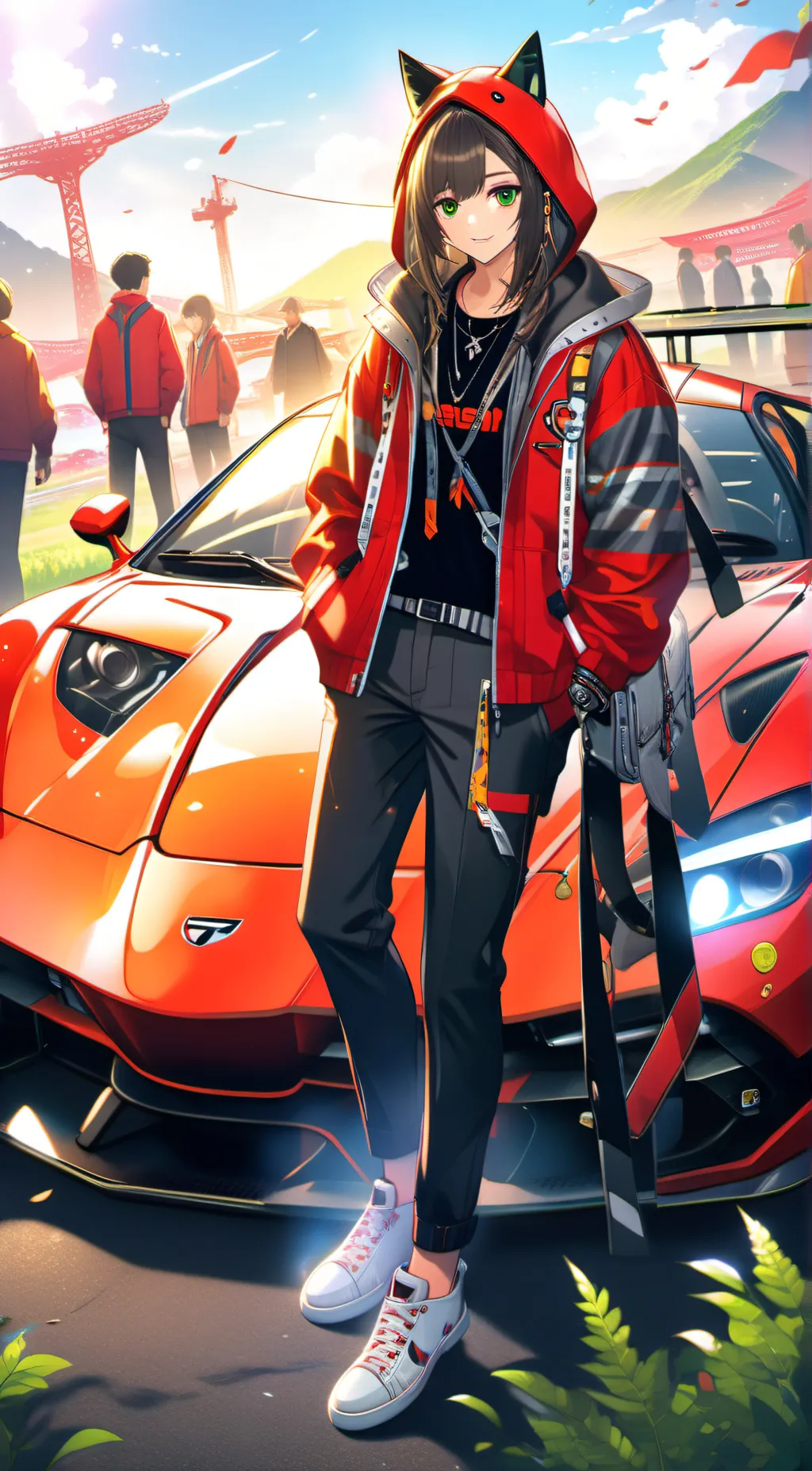 ai character: Forza horizon  background