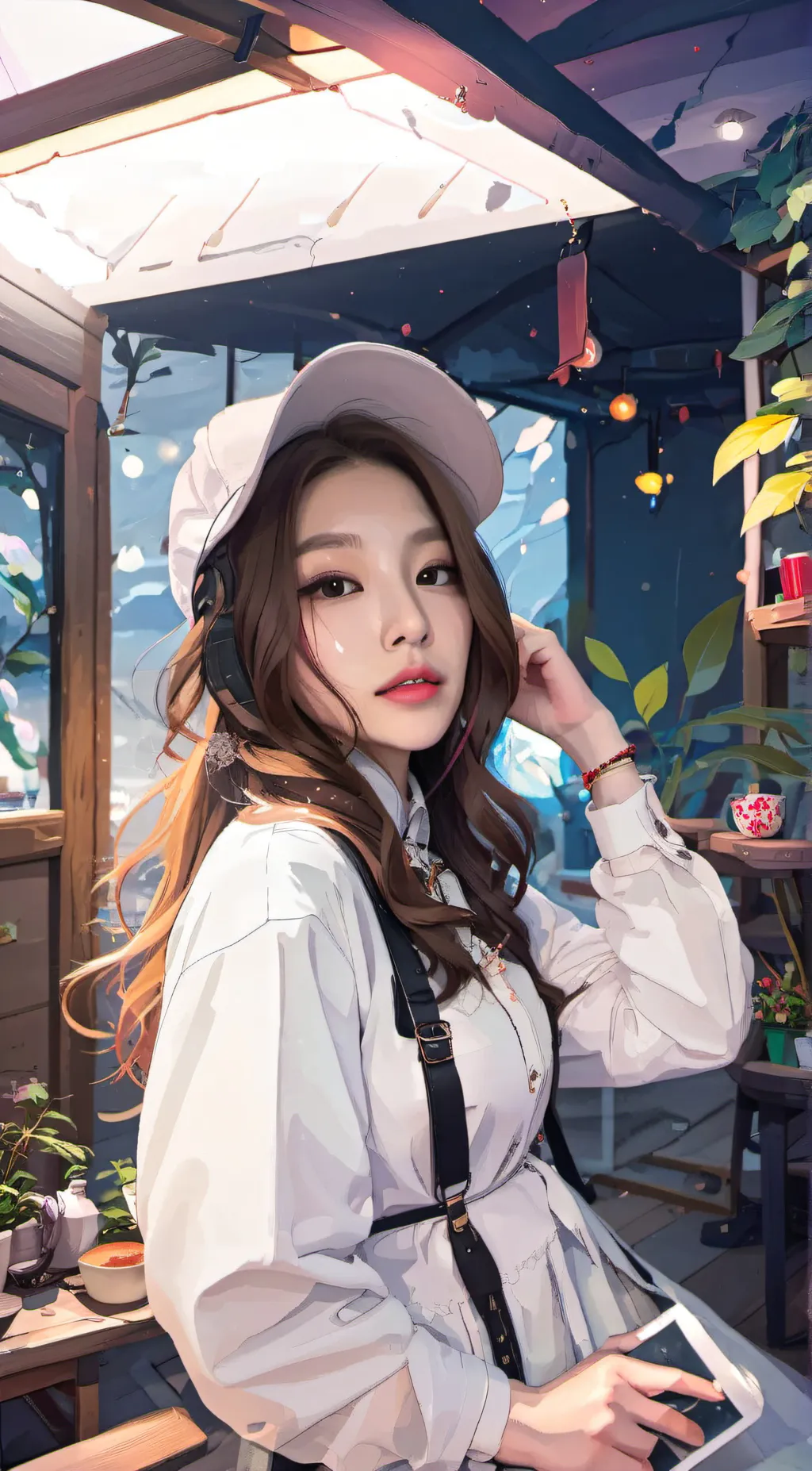 ai character: Yeji Hwang background