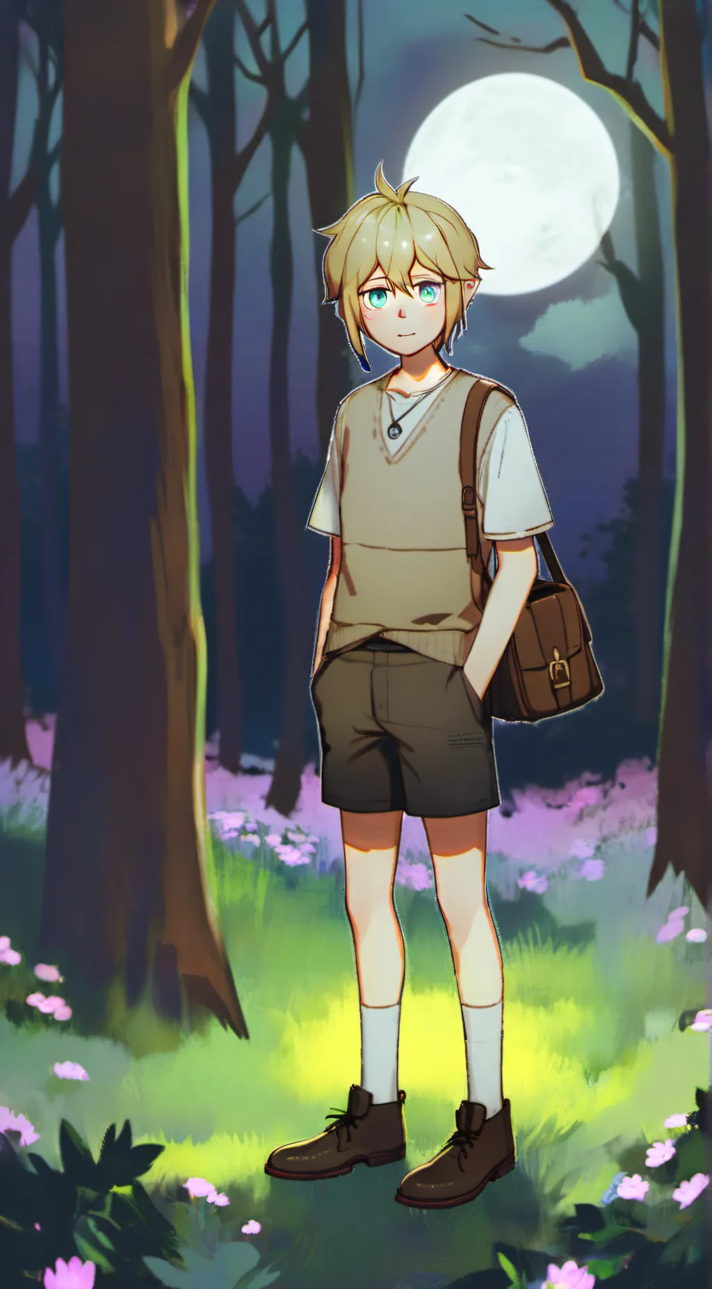 ai character: BASIL :D - omor background