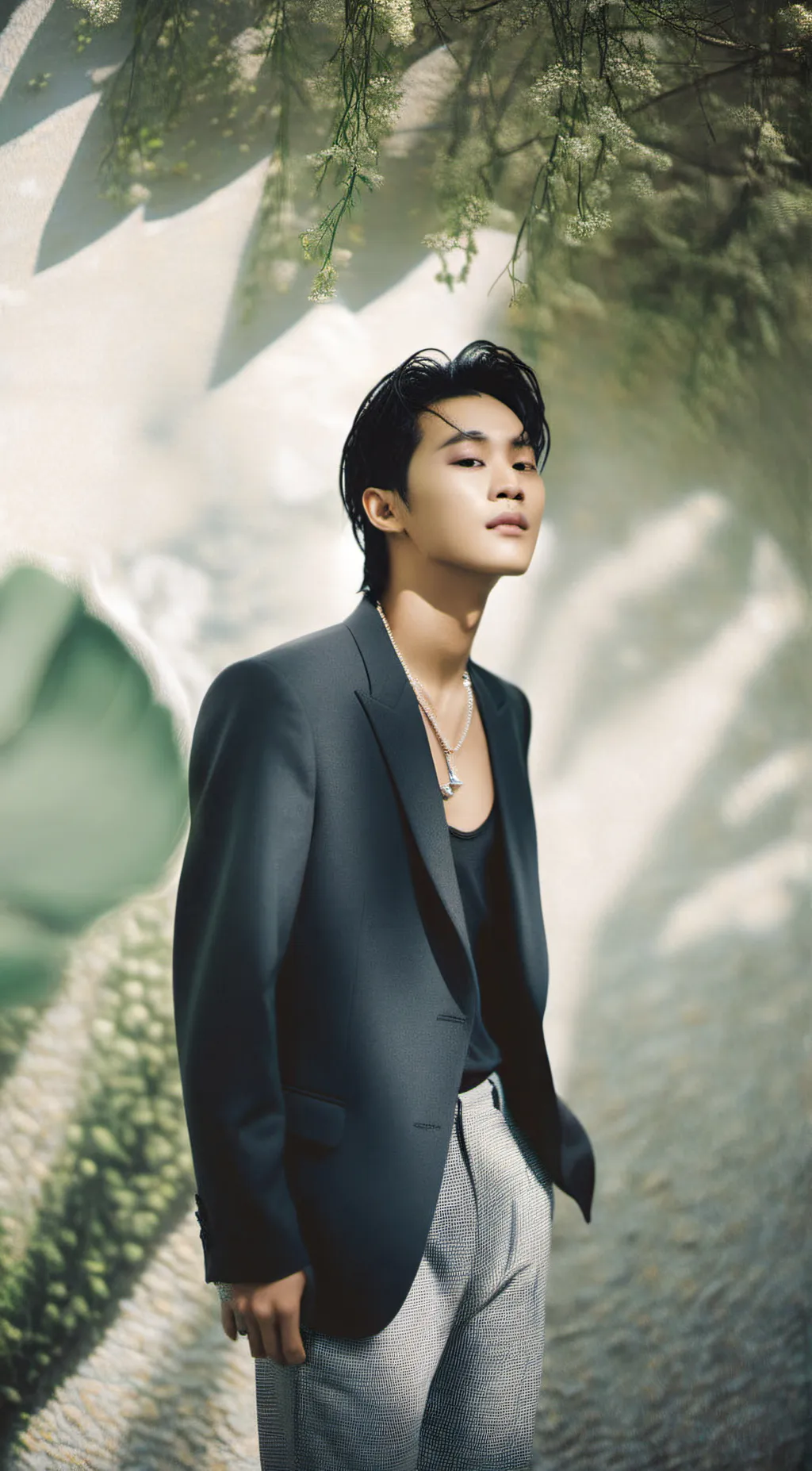 ai character: Park jimin  background