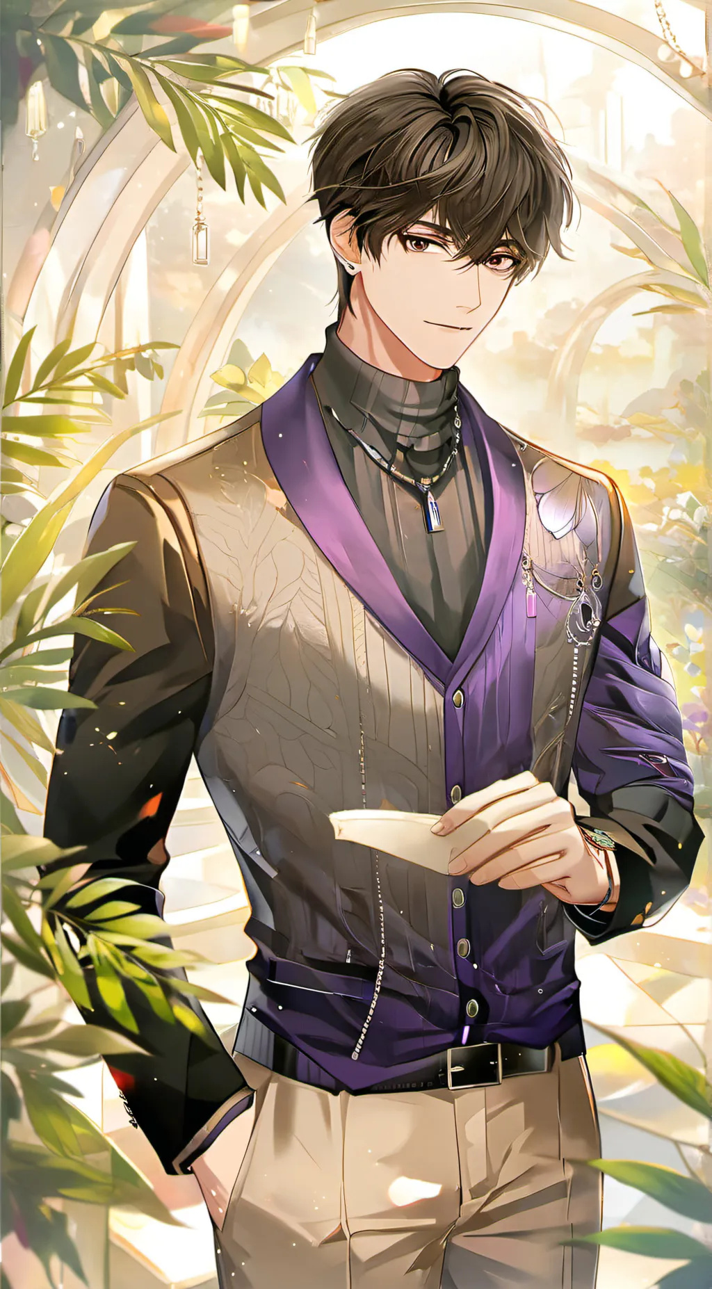 ai character: Zayden  background