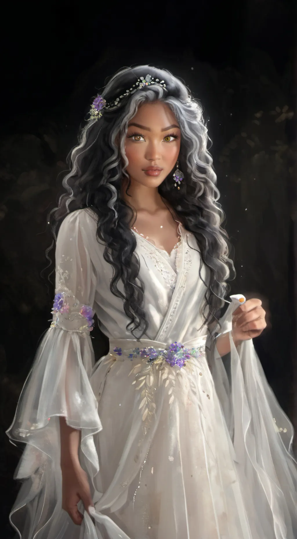 ai character: Princess Andromeda background