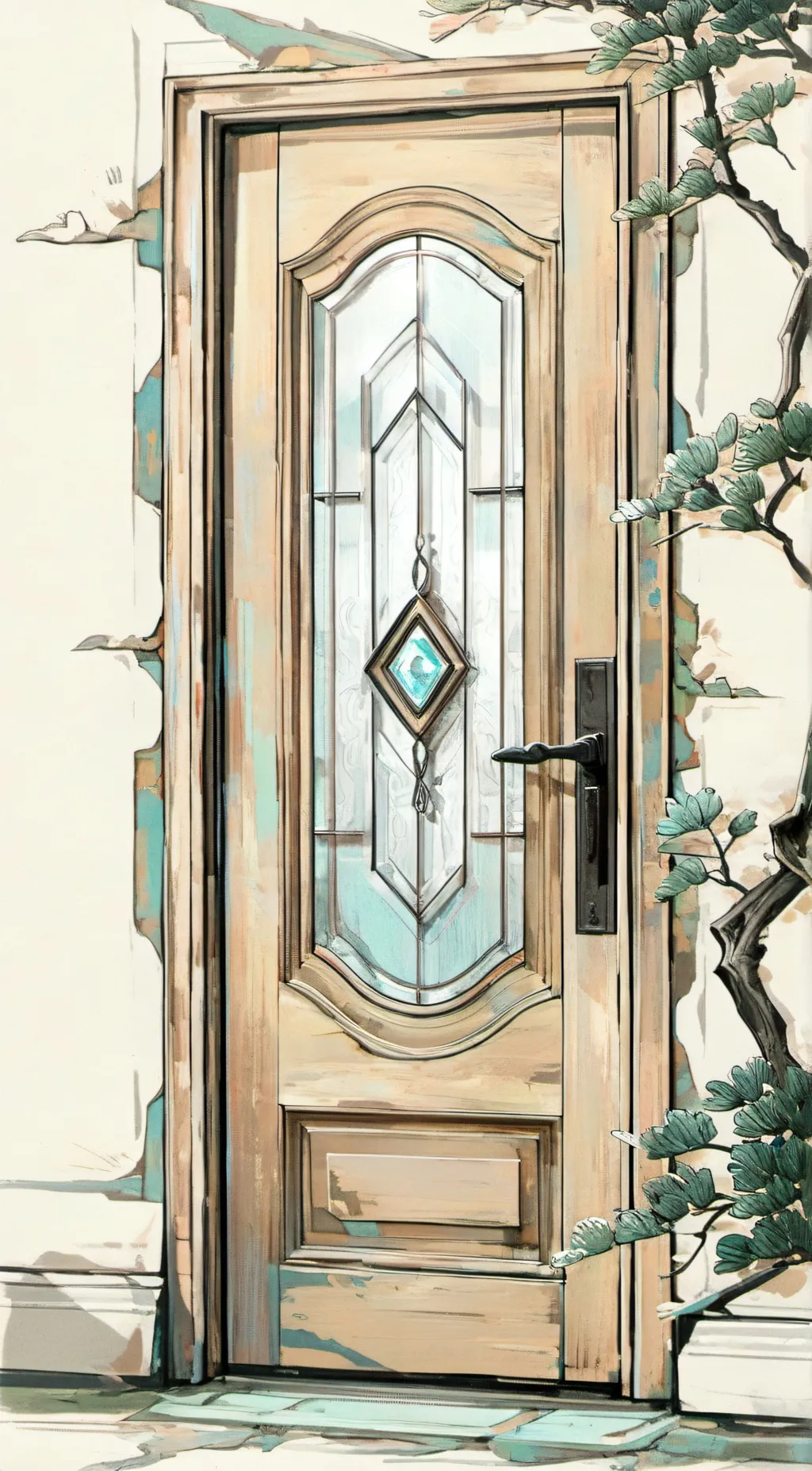 ai character: DOORS!  background