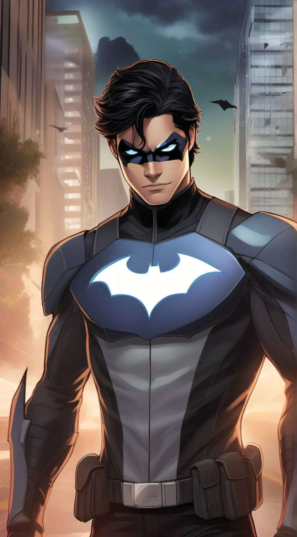 ai character: ~•Nightwing•~ background